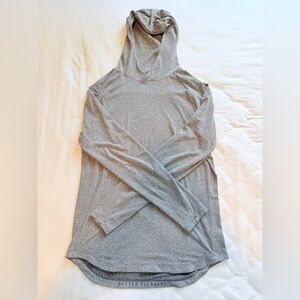 Lululemon Drysense workout hooded long sleeve shirt